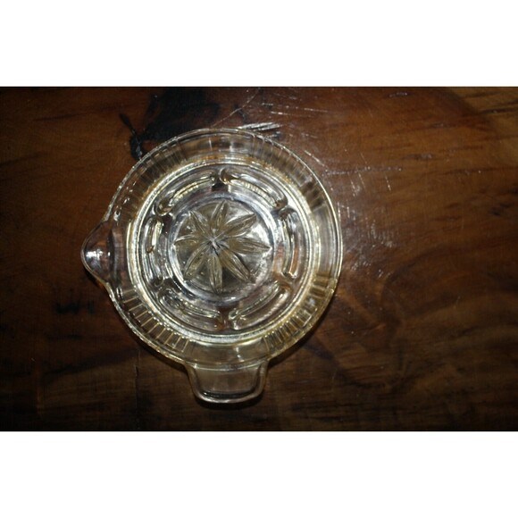 Depression Glass Hand Held Juicer Vintage Kitchen Tool Gadget Fruit - Picture 2 of 5